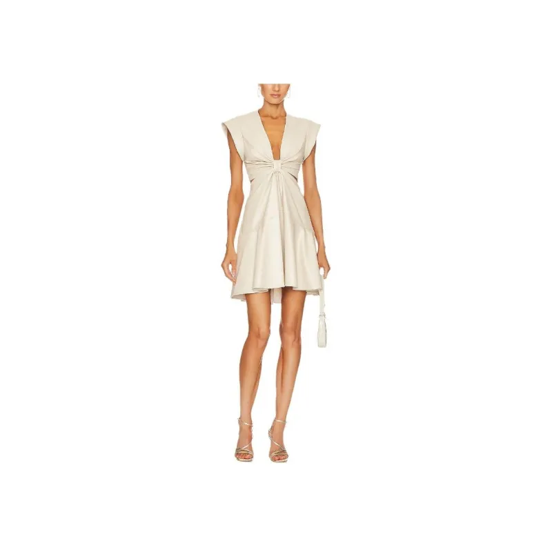 A.L.C. Sleeveless Dress Women's Beige-0