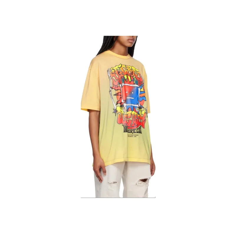 Acne Studios Screen Printed Crewneck T Shirt-4