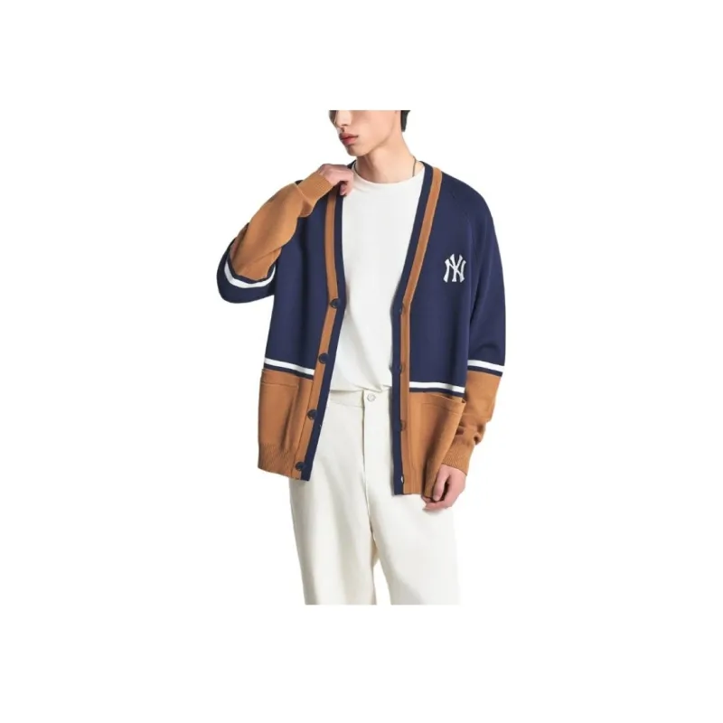 MLB New York Yankees Knitwear Unisex Light Navy Blue-3
