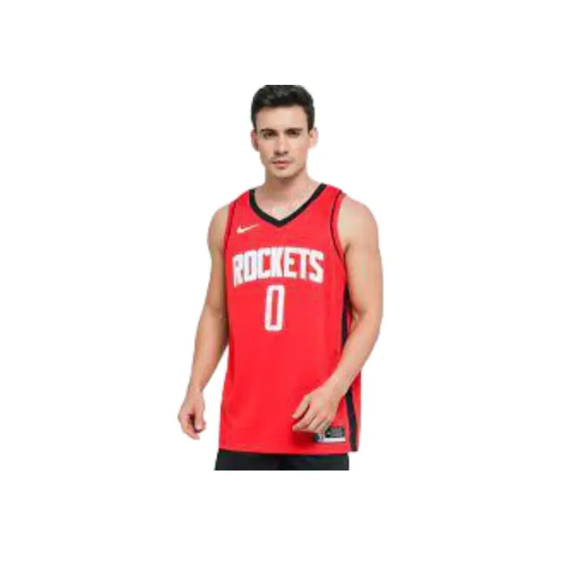 Nike Basketball Jersey Men's Red-2