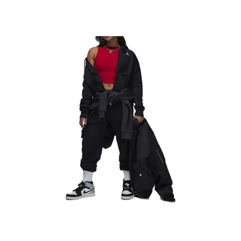 Jordan Brooklyn Jackets Women's Black-2