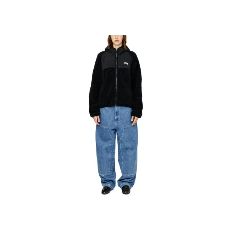 Stüssy Shearling Panelled Jacket-8