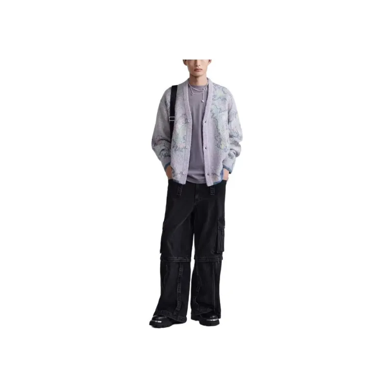 ZARA Sweater Men's Light Purple-3