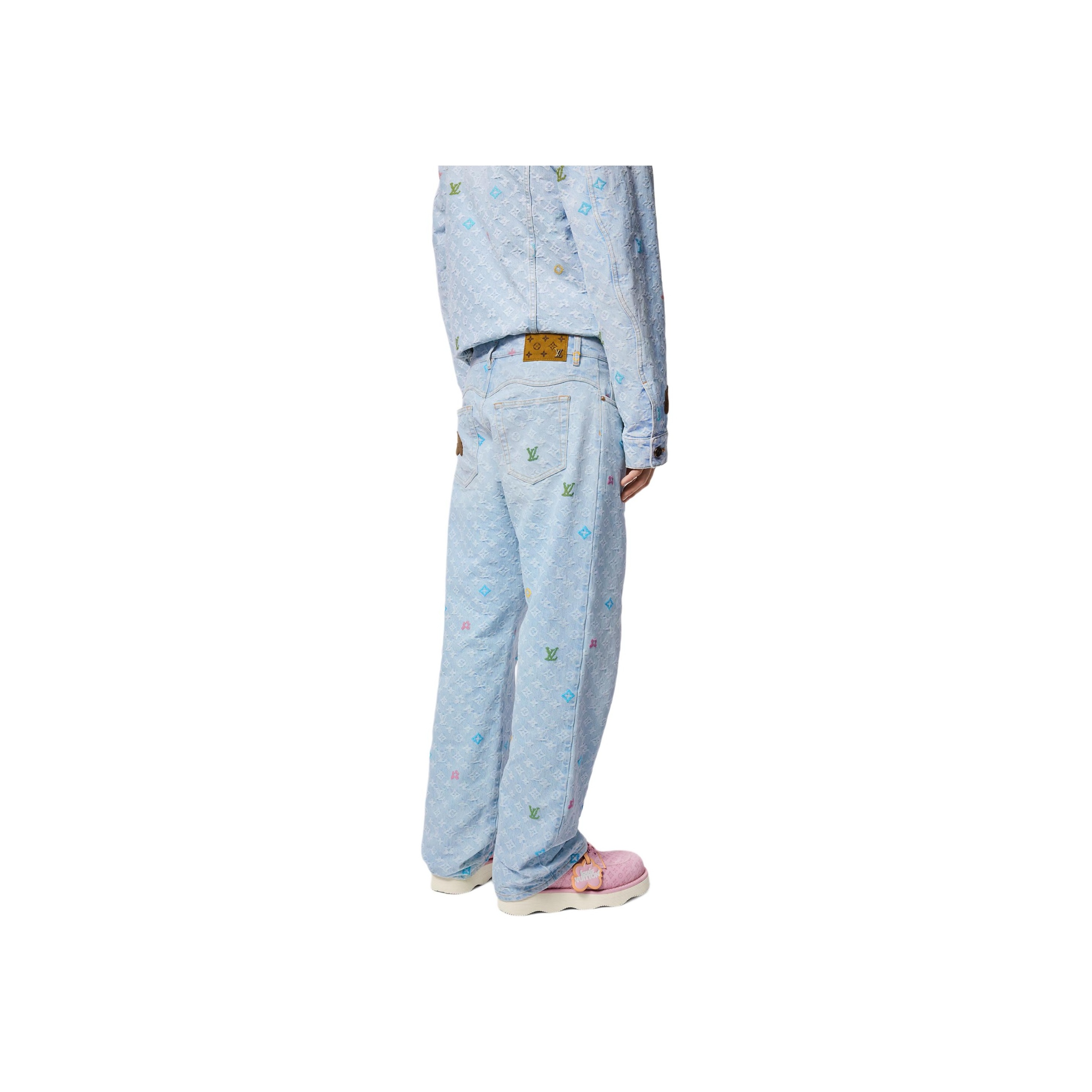LOUIS VUITTON By Tyler The Creator Monogram Denim Pants - POIZON