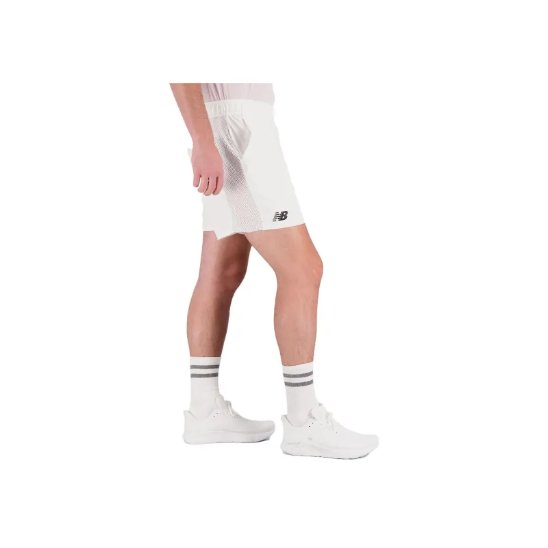 New Balance Tournament 7 Sports Shorts Men's White-2