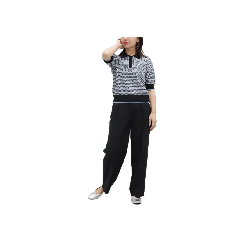 Beams Polo Shirts Women's Blue-1