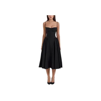 HOUSE OF CB Samaria Slip Dress Women's BLACK/Black