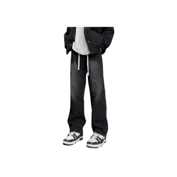 ROSECREED Jeans Unisex Black Gray Color