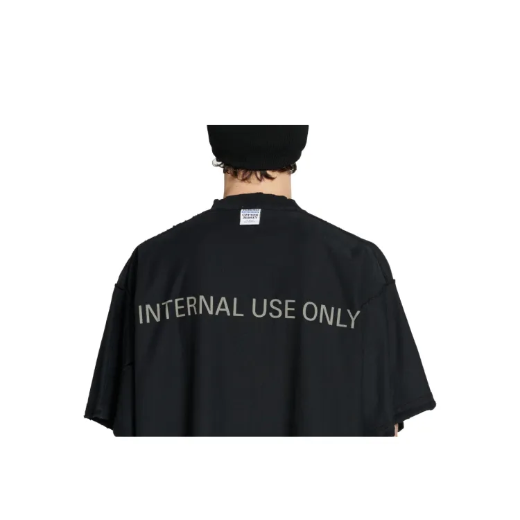Balenciaga Internal Use Only Inside-Out Oversized T-Shirt