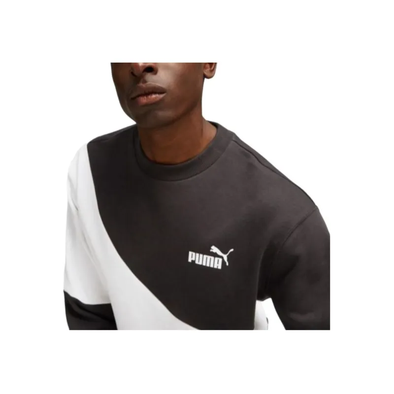 PUMA POWER Sweatshirt Men's Black-4