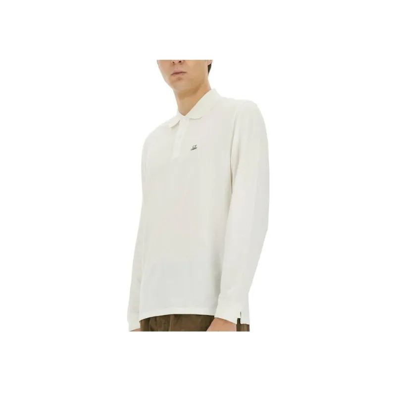 C.P.Company Logo patch Polo Shirt-0
