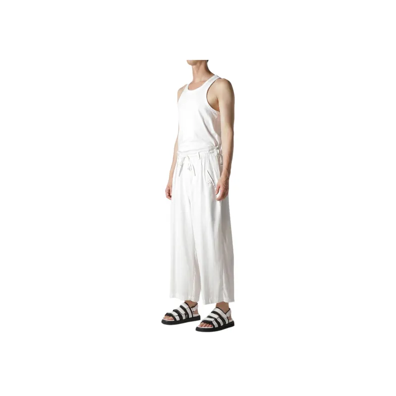 Yohji Yamamoto Pour Homme SS25 Casual Pants Men's White-5