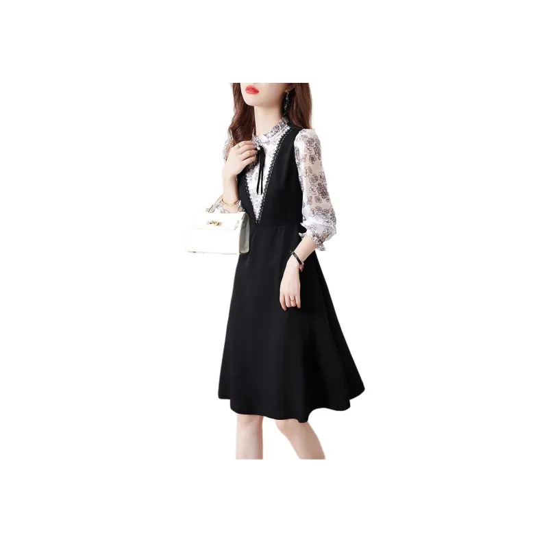 XWI Long Sleeved Dress Women's Black-4