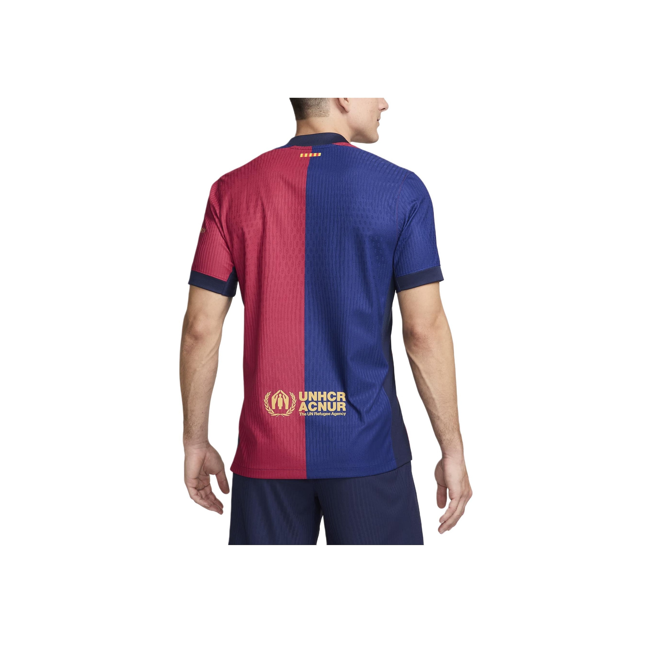 FC Barcelona Nike シャツ 赤青 UNHCR - メルカリ