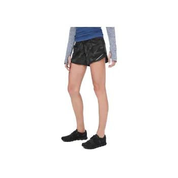 Lululemon Hotty Hot Sports Shorts Women's Black Gray Print
