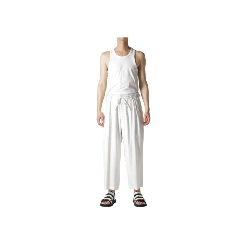 Yohji Yamamoto Pour Homme SS25 Casual Pants Men's White-2