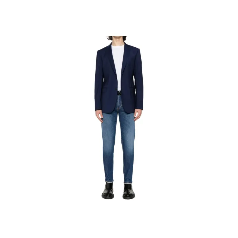 EMPORIO ARMANI Single breasted Wool Blazer-1