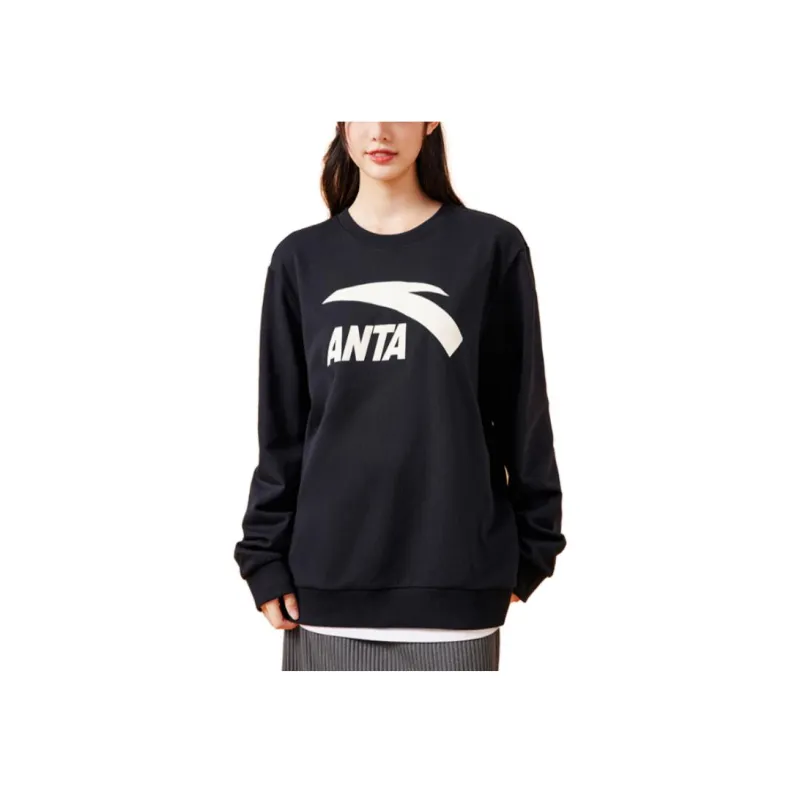 Anta Sweatshirt Unisex Basic Black-3