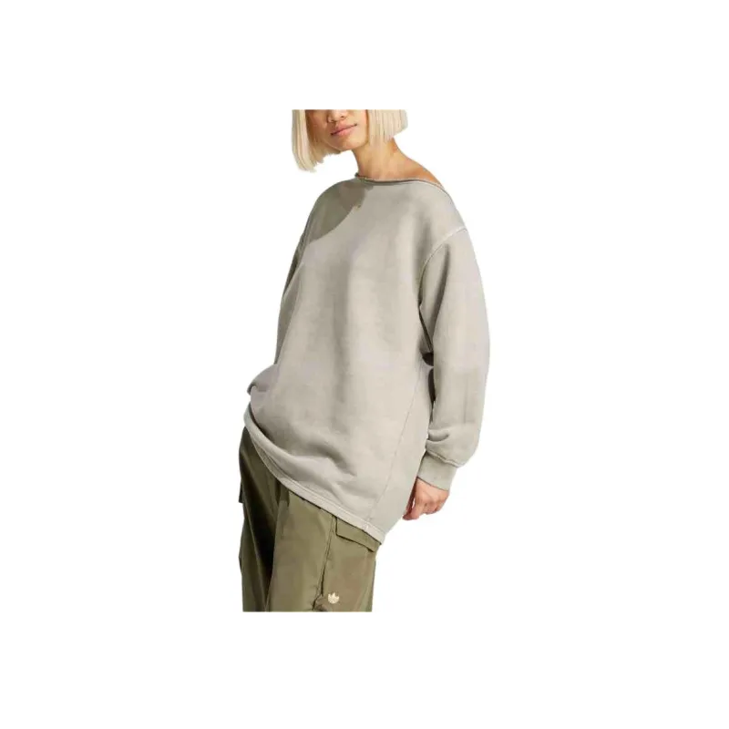 Adidas Originals Sweatshirt Women's Egg Stone Silver Gray-1