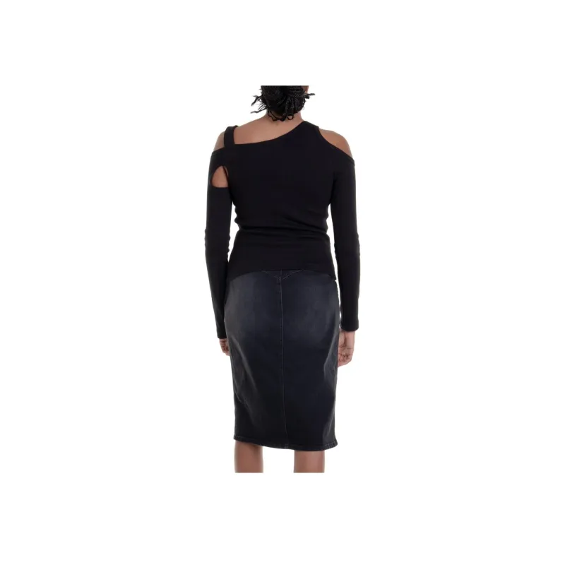 VERSACE JEANS COUTURE Cut-Out Detailed Midi Dress-2