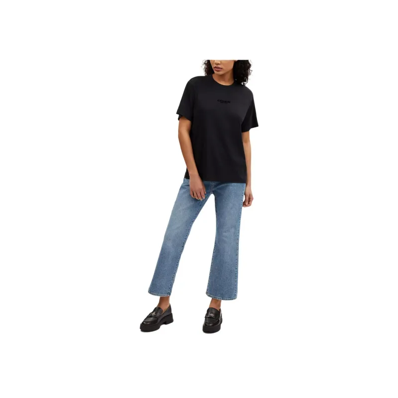 COACH T Shirts Women's Black-1