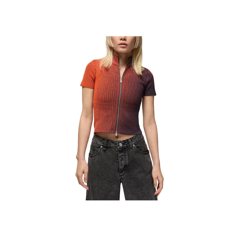 Jordan Air Crop Top Women's Black Purple-0