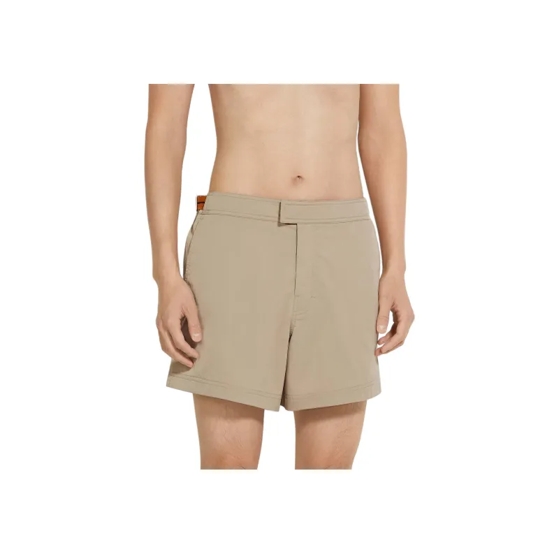 Zegna 232 Road Brand Mark Swim Shorts-1