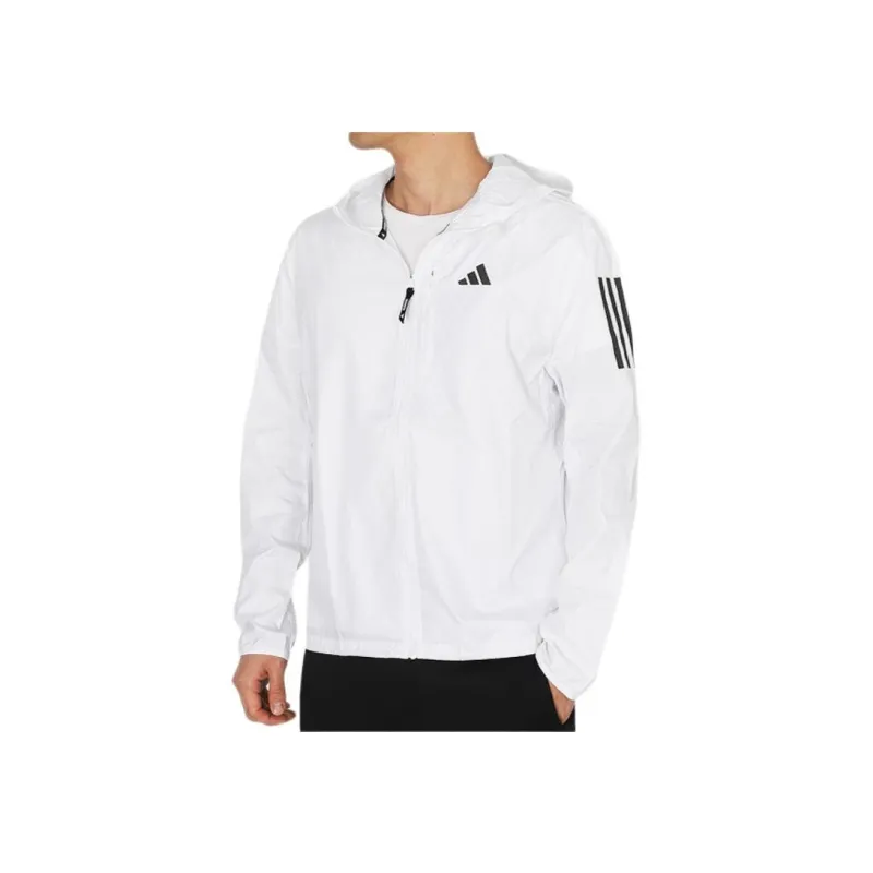 Adidas Free Shipping With AdiClub Own The Run Jacket-4