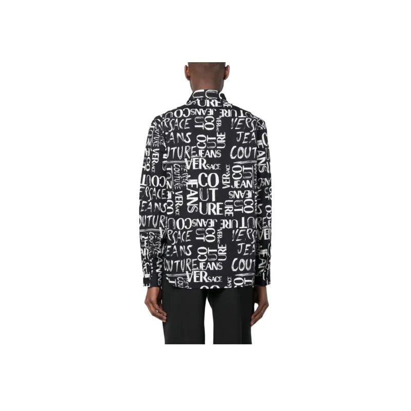 VERSACE JEANS COUTURE Shirts Men Black-1