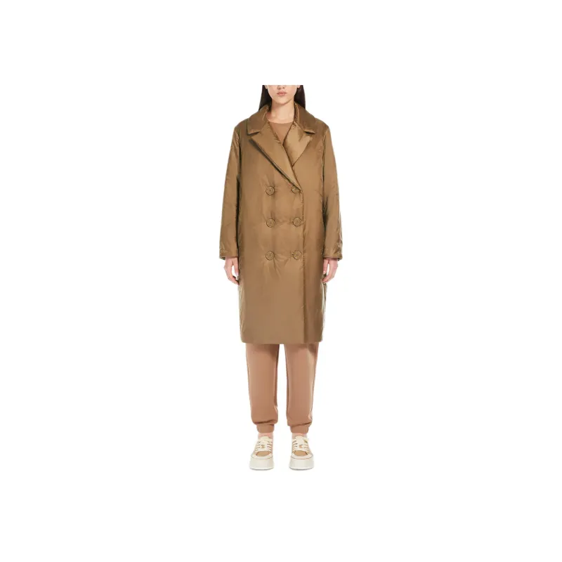 MAXMARA THE CUBE Greenco Puffer Jacket Women's Caramel-1