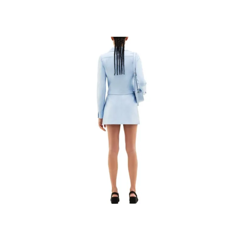 Courrèges Reedition Vinyl Jacket 'Pastel Blue'-3