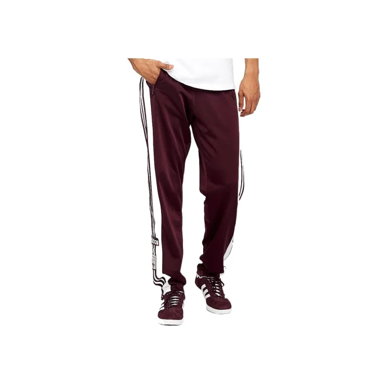 Adidas Originals Knitted Sweatpants Men's Dark Red-2