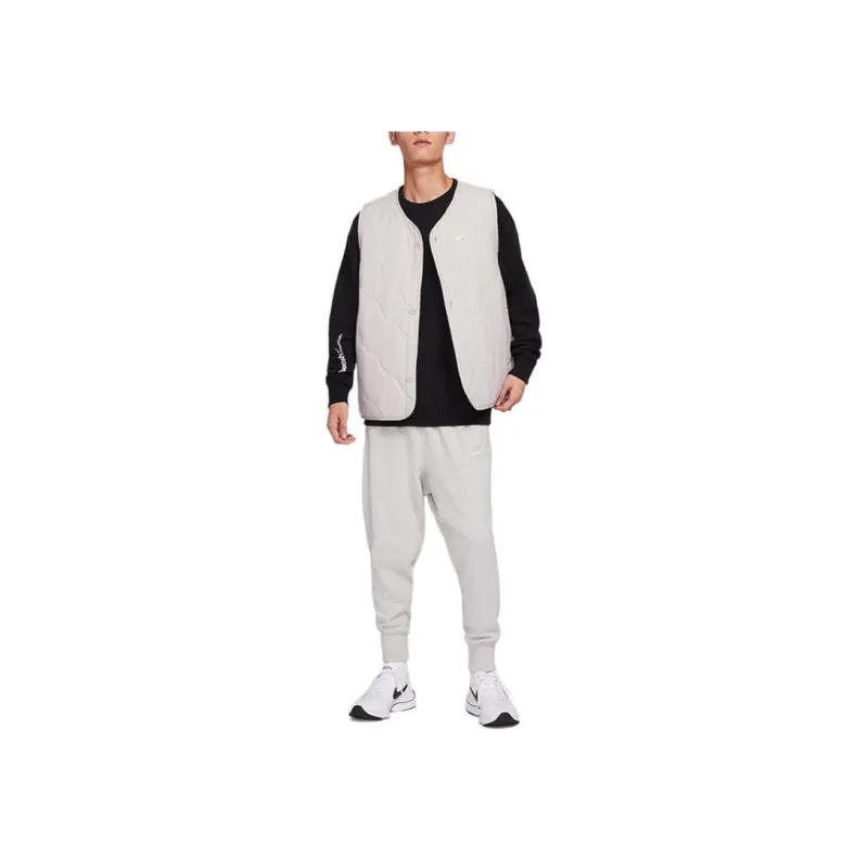 Nike Vests Men Gray White-2