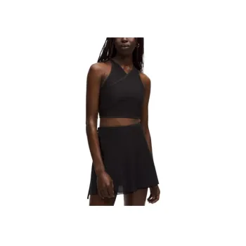 Lululemon Sleeveless Sports Shirts Women's Black/Yellow Serpentine