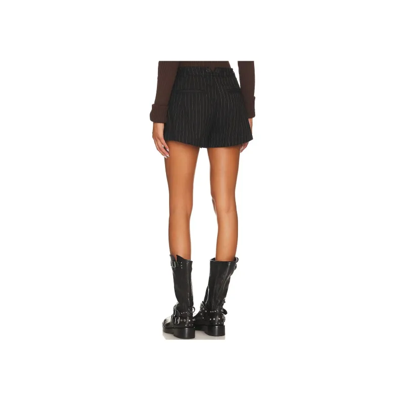 FREE PEOPLE Casual Shorts Women's Black-1