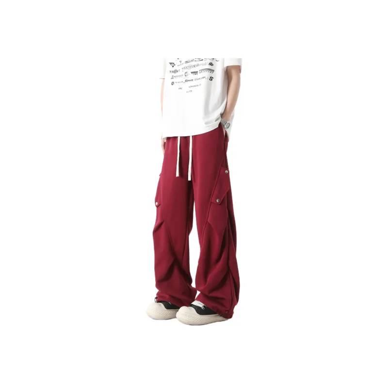 WARNING LIGHT Casual Pants Unisex-4
