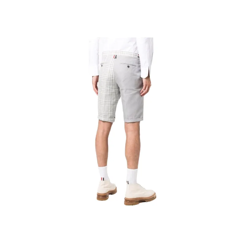 THOM BROWNE Low Rise Skinny Side Tab Shorts-1