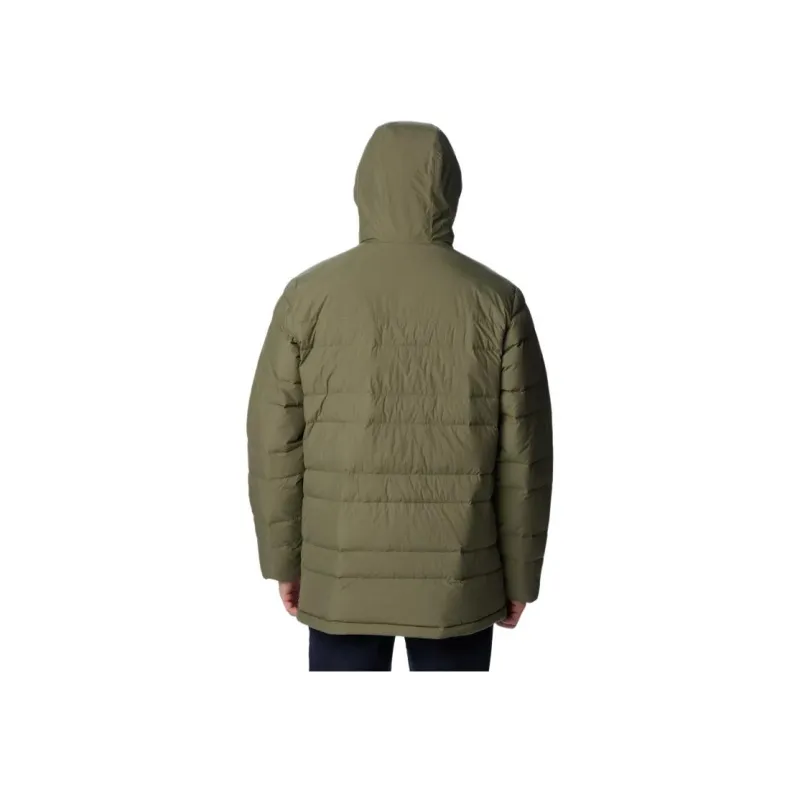 Columbia Saltzman Down Parka Jackets & Coats Men's Stone Color Green-1