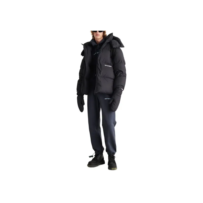 OFF WHITE Bounce Hooded Down Puffer-2