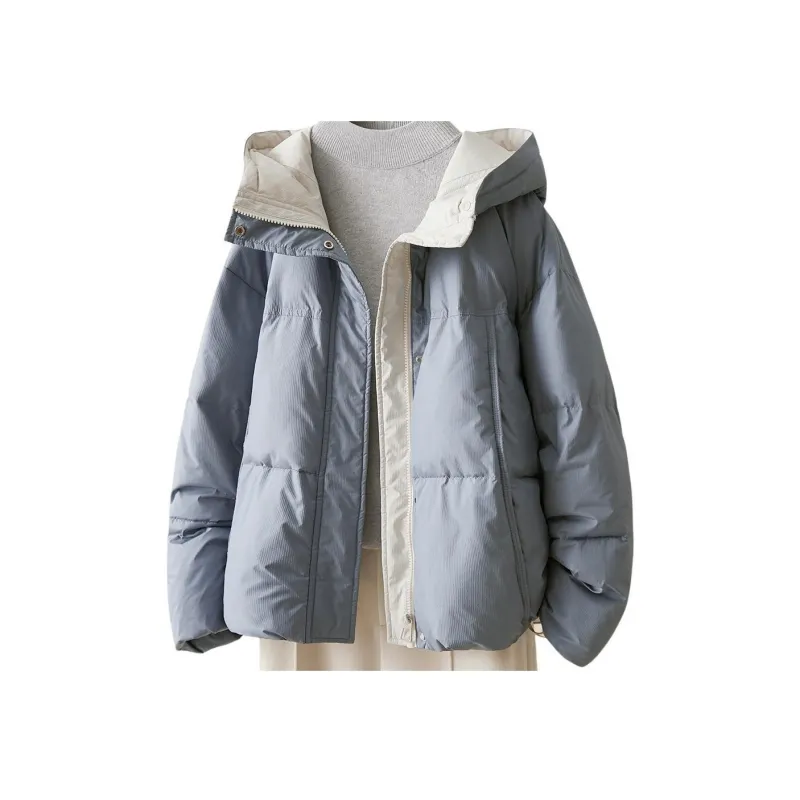 IHIMI Puffer Jacket Women's Gray Blue-1