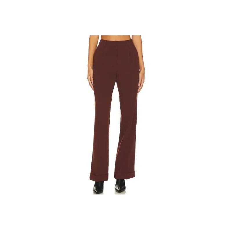 PAIGE Casual Pants Women's Dark Brown-0