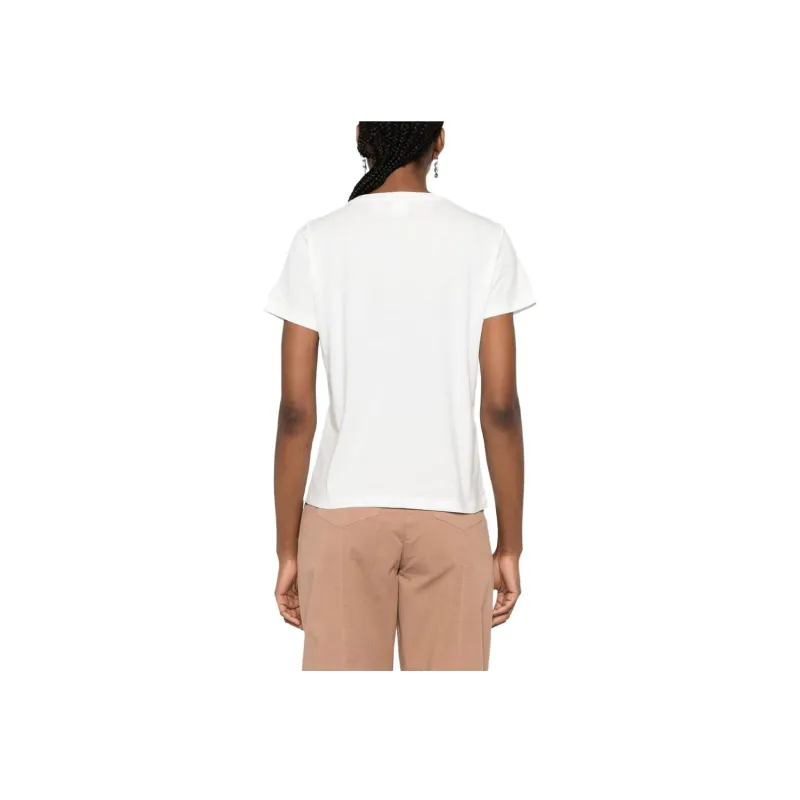 PINKO Logo-Embellished Crewneck T-Shirt-2