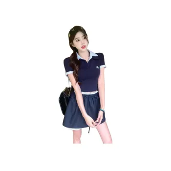 XIANSINIAO Two Piece Skirt Sets Women's Set
