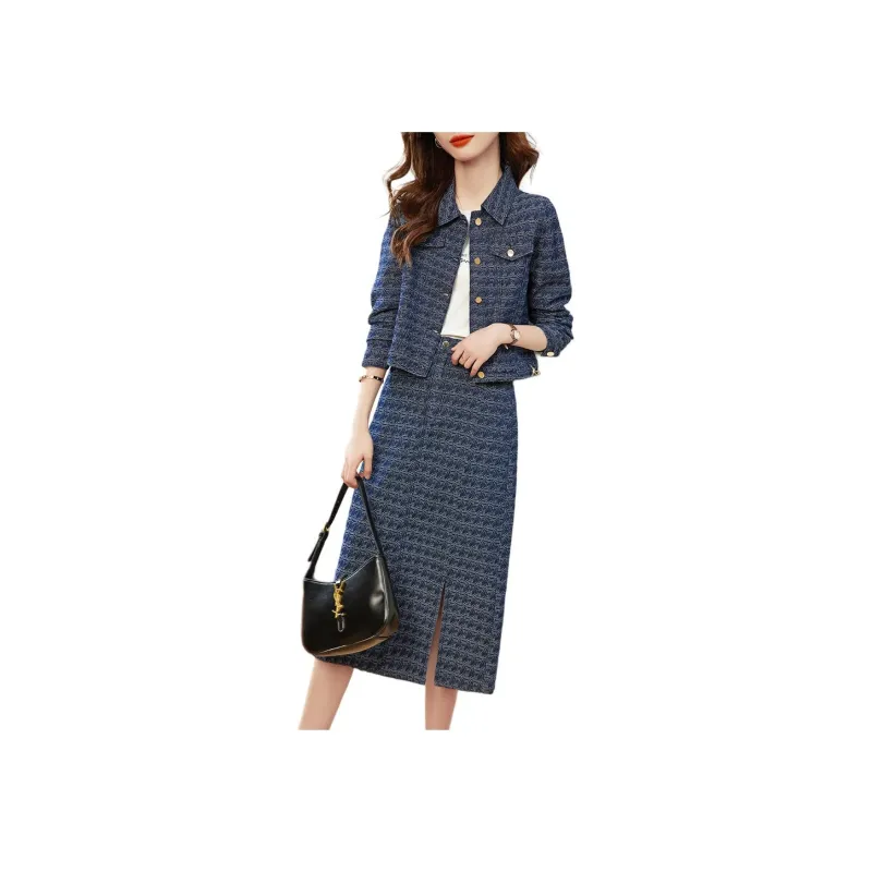 XWI Skirt Set Women's Denim Blue-0