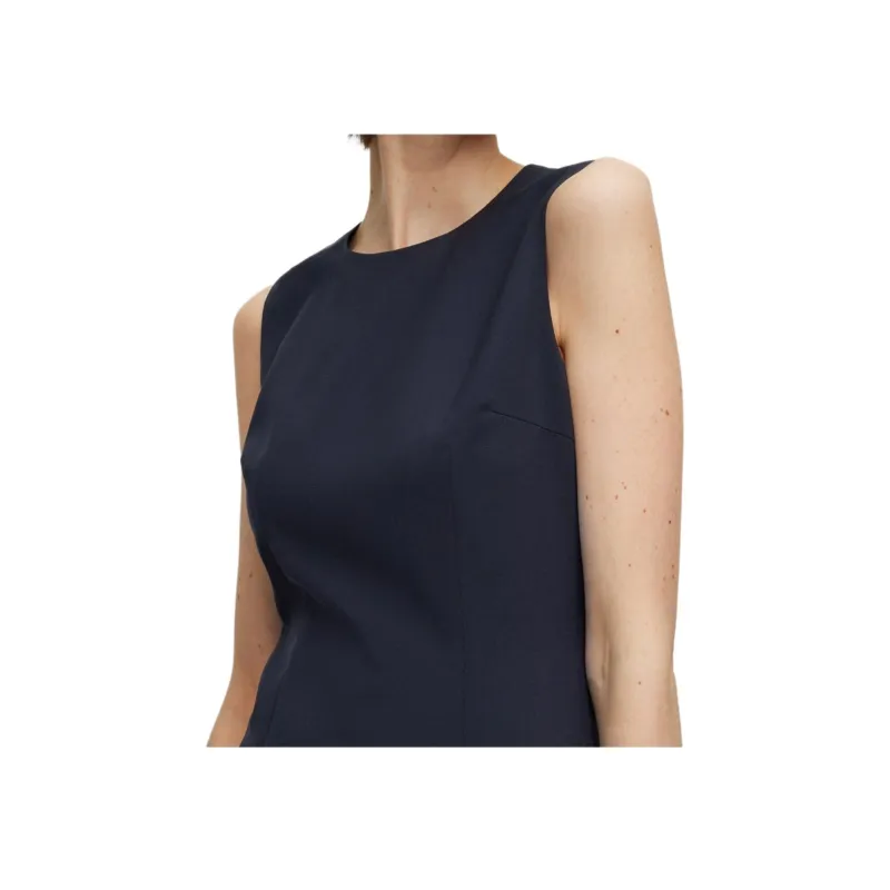 HUGO BOSS Sleeveless Dresses Women's Blue-4