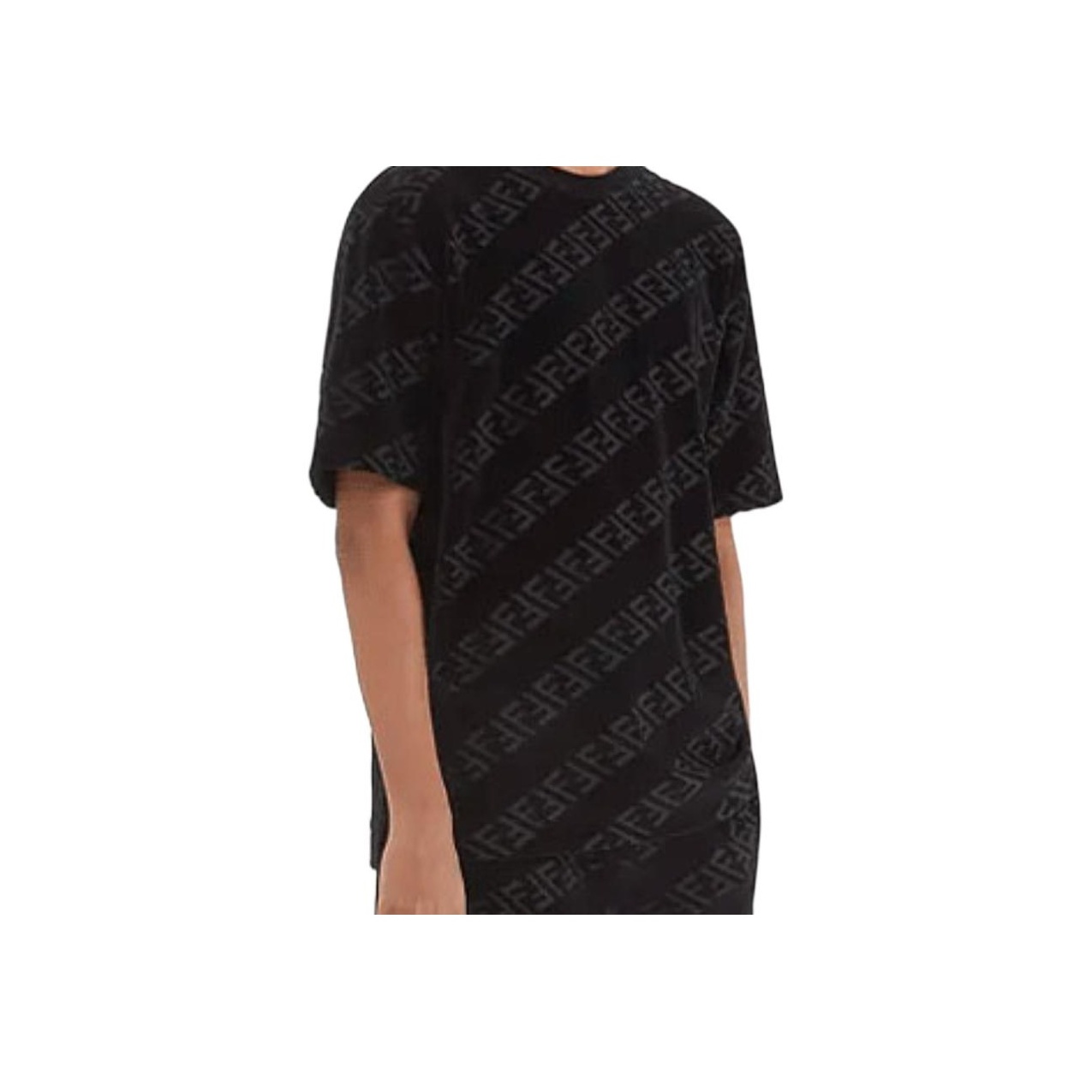 FENDI T-Shirts Men Black - POIZON