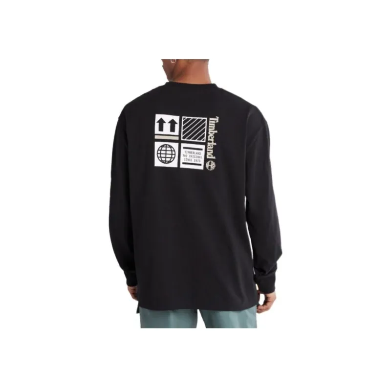 Timberland T-Shirts Men Black-3