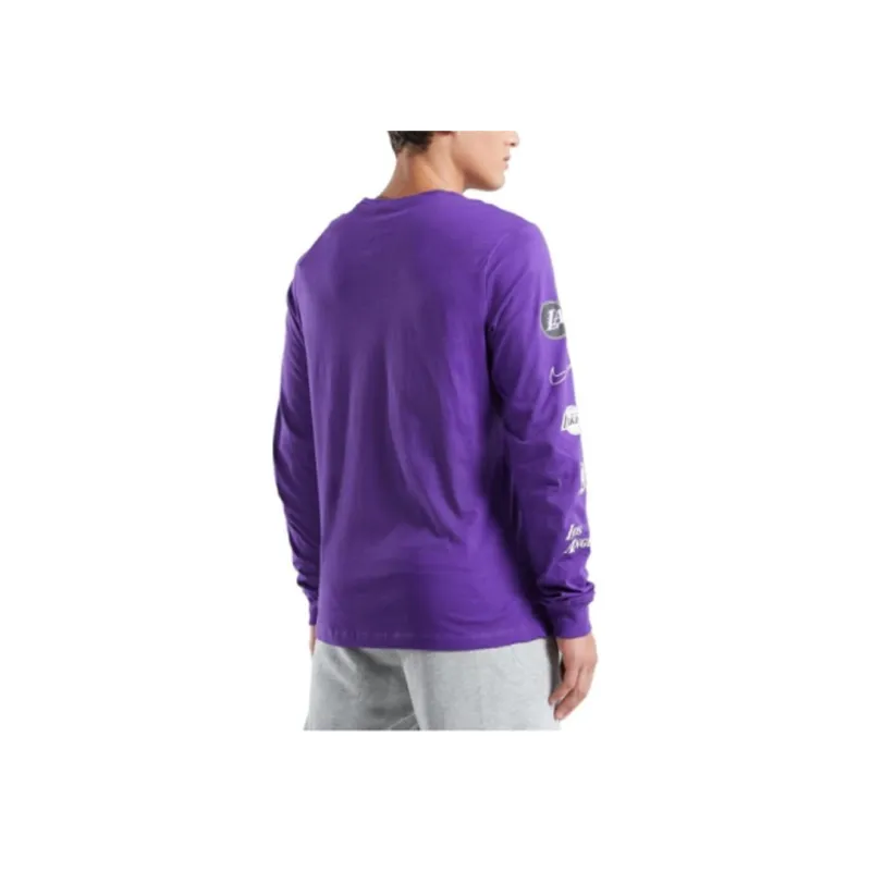 Nike Nba Los Angeles Lakers L/S T shirt-5