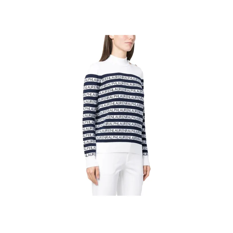 Lauren Ralph Lauren Striped Mock neck Jumper-3