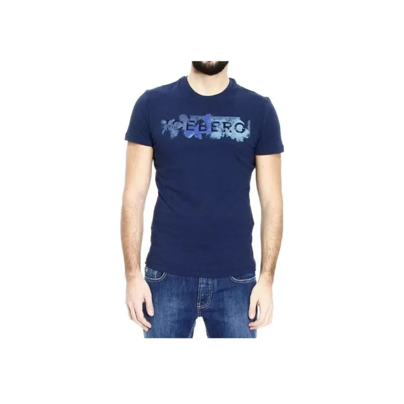 Iceberg T Shirts Men Blue-0